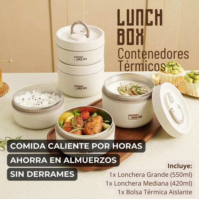 Lunch Box™ Lonchera térmica de acero inoxidable