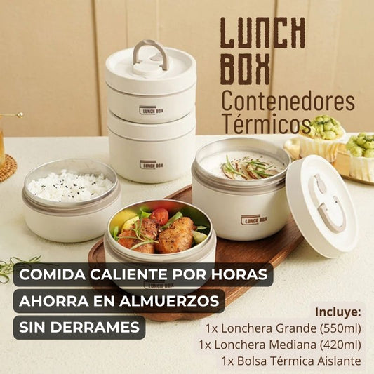 Lunch Box™ Lonchera térmica de acero inoxidable