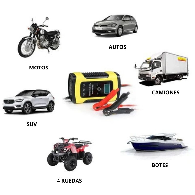 AUTOSAFE Cargador Batería de Auto Inteligente