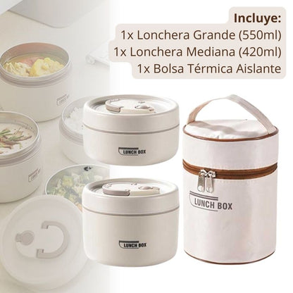 Lunch Box™ Lonchera térmica de acero inoxidable