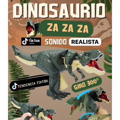 Dinosaurio Zaza T-Rex Juguete con Sonido y Movimiento