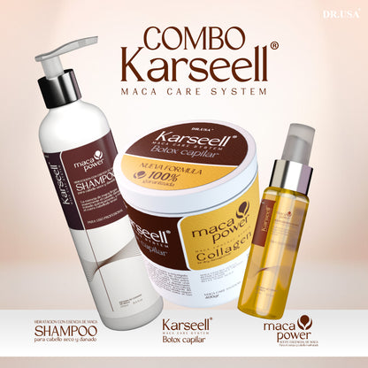 Pack Cuidado Capilar KARSEELL - Shampoo + Crema Capilar + Aceite de Argan