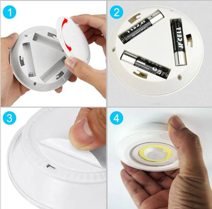 Luces LED Inalámbricas 💡✨ - Incluye 3 Luces + Control Remoto