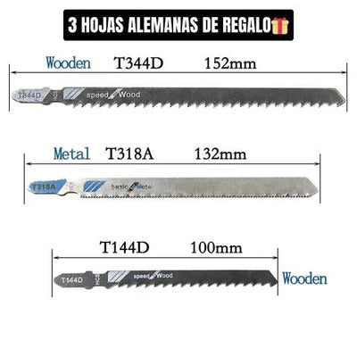 SawMaster™ Adaptador de Sierra para Taladro + 3 Hojas Alemanas de Regalo 🎁