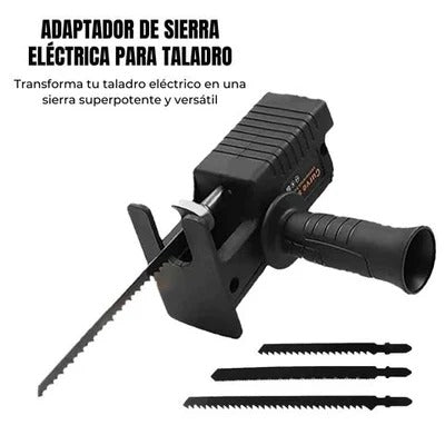 SawMaster™ Adaptador de Sierra para Taladro + 3 Hojas Alemanas de Regalo 🎁